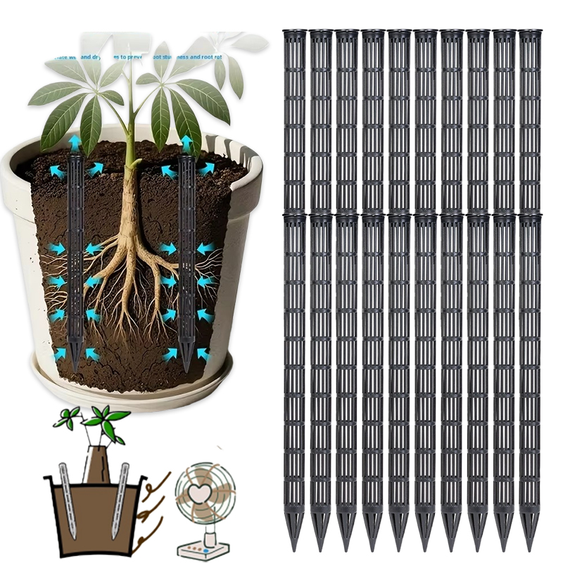 Plant Parent Tools - 10Pcs Plant Aeration Tubes for Pots