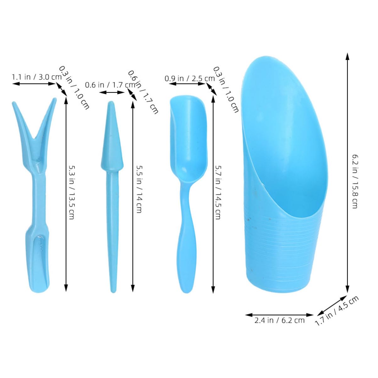 4pcs/set, Plastic Durable Buck - Plant Parent Tools ulasan dan harga